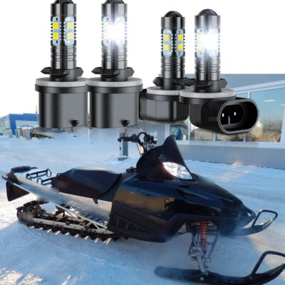 LED Headlights Combo Bulbs Kit Fits Arctic Cat Powder Special 500 600 700 2000 - Image 1 of 4