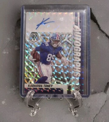 Kadarius Toney 2021 Mosaic Silver Prizm RC Auto Near Mint - Image 1 of 2