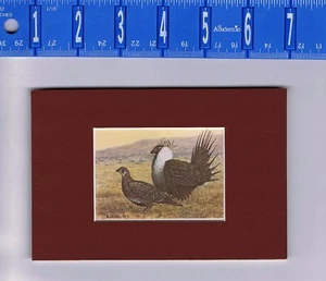 Impresión artística de estampilla de caza de pato urogallo Montana 1978 - 5 X 7 mate  - Imagen 1 de 1