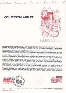 Document Philatélique 1er Jour : 28 1982 - Collonges-La-Rouge - Bild 1 von 1