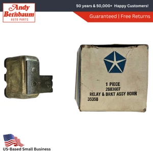 1970 Plymouth Dodge Road Runner B Body Horn Relay & Bracket 2983607 NOS - Picture 1 of 7
