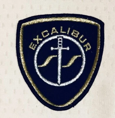 Excalibur Car 4” Embroidered Patch Iron-On Sew-On US shipping RARE New Free Ship - Image 1 of 4