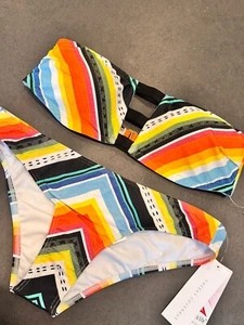 Rip Curl Bikini Damen L Hawaii Aloha Urlaub Ibiza Neu Hibiskus Surf NP89€ - Bild 1 von 6