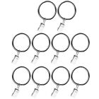  10 Pcs Drapery Ring Clips Rings Curtain Circle Yezzy White Accessories