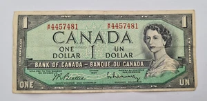 Billete dólar canadiense 1954 - Imagen 1 de 2