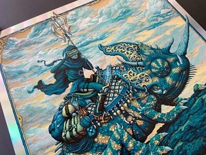 Póster impreso arte urbano variante limitada Eclipse Foil #/20 NC Winters Pale Rider - Imagen 1 de 14