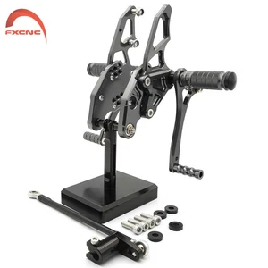 CNC For Yamaha YZF R15 2012 2013-2015 Adjustable Rearset Footrest Footpegs Foot - Picture 1 of 17