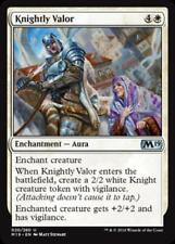Knightly Valor - Light Play English MTG Magic 2019 Core Set