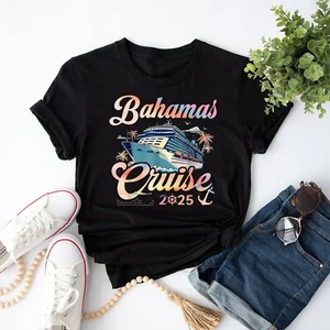 Bahamas Cruise 2025 Vacation Trip Matching Family Group T-Shirt - Picture 1 of 17
