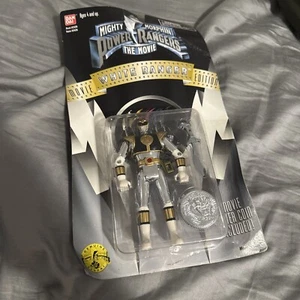 Movie Ed 5” Mighty Morphin Power Rangers White Ranger Action Figure Brand New - Picture 1 of 2