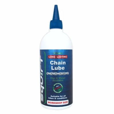 Squirt Chain Lube 500ml Long-Lasting All-Weather Wax Bike Chain Lubricant - Image 1 of 4