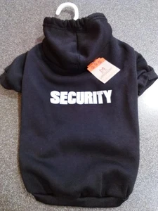 LOVISBUBY Pet "Black Security" Hoodie Sweater - Picture 1 of 6