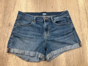 Old Navy Women's High Rise Rolled Hem Denim Jean Shorts Size 10 - Picture 1 of 2