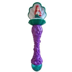 Little Mermaid Ariel Clamshell Bubble Light Up Wand Disney Parks - Picture 1 of 6