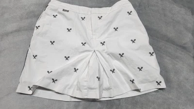 Lauren Active Ralph Lauren Women's 6 White Tennis Logo Shorts - Image 1 of 4