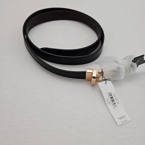 Coach Classic Buckle Cut To Size Reversible Belt 25 Mm Black CF269 MSRP $150 - Picture 1 of 6