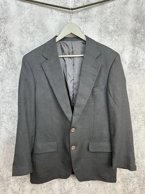 RRP $1800 Ermenegildo Zegna Soft Wool Blazer Jacket Gray Men's Size 50R - Image 1 of 4