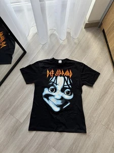 Dead Stock Vintage 1992 Def Leppard Big Face Maglietta Concerto Gigante - Foto 1 di 6