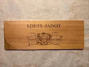 1 Rare Wine Wood Panel Louis Jadot France Vintage CRATE BOX SIDE 9/25 1297 - Picture 1 of 2