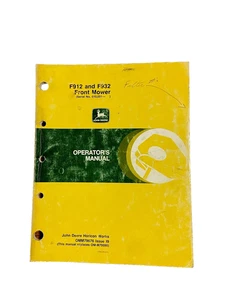 John Deere F912 F932 Front Mower OMM79676 Operators Manual - Picture 1 of 8