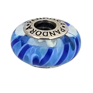 PANDORA Charm aus blauem Glas gemarkt 925 ALE - Bild 1 von 7