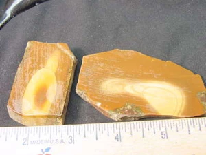 Butw Brunneau Jasper Hart Platten Lapidarium Edelstein 0079A - Bild 1 von 1