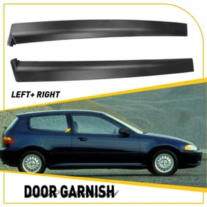 For 92-95 Honda Civic 2/3 door hatchback Coupe Door Pillar Sash Garnish R&L Trim - Picture 1 of 16