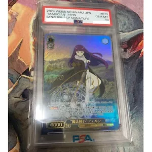 PSA10 Weiss Schwarz Frieren Beyond Journey's End Fern Signed SSP SFN/S108-073 - Picture 1 of 2