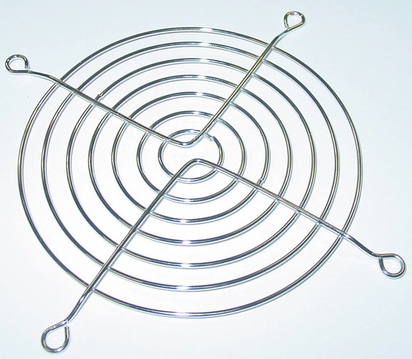 Lüftergitter 120mm, Schutzgitter, gekröpft, für 120mm Gehäuselüfter, 12cm, G12cm - Bild 1 von 1