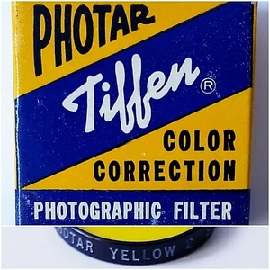 Tiffen Photar Lens Filter No. 8 Yellow 2 Series #5 Made in USA New In Box  - Picture 1 of 4