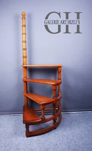 ANTIQUE LIBRARY LADDER STAIR STEP LADDER 1930-1940 VINTAGE - Picture 1 of 11