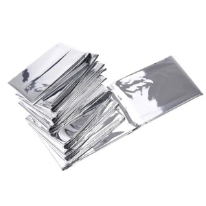 130x210cm survival emergency mylar waterproof sleeping bag foil thermal blank.C9 - Bild 1 von 7