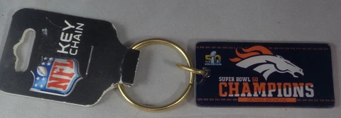 NFL DENVER BRONCOS Super Bowl Champions Keychain Cover