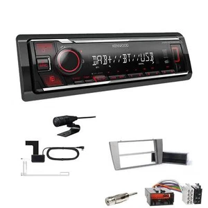 Kenwood KMM-BT408 DAB+ Auto Radio Bluetooth für Jaguar X-Type ab 2002 anthrazit - Bild 1 von 5