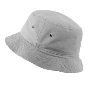 Bucket Hat Cap Cotton Fishing Boonie Brim visor Sun Safari Summer Camping Caps