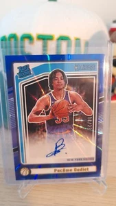2024-25 Donruss Pacôme Dadiet Rated Rookie Signature Holo Blue Laser /25 - Picture 1 of 2