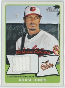 Reliquia collezione ADAM JONES 2014 Topps Heritage Clubhouse - Foto 1 di 2