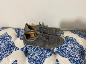 Magnanni Herren 10,5 M Merino Sneaker Grau Leder Schnürschuhe Komfort Halbschuhe - Bild 1 von 5