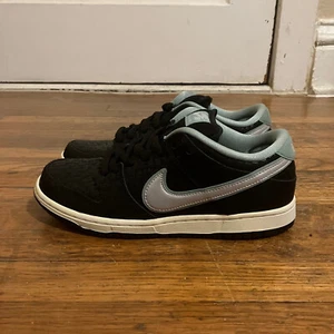 Nike Sb Dunk Low Premium Skatepark of Tampa Lance Mountain Talla 8 NEGRO/Metálico - Imagen 1 de 8