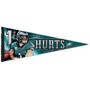 JALEN HURTS PHILADELPHIA EAGLES PREMIUM QUALITY PENNANT 12"X30" BANNER NFL - Picture 1 of 1