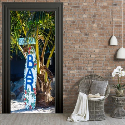 Türtapete selbstklebend TürPoster - STRAND BAR - Bild 1 von 4