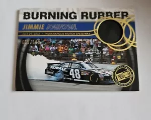 2013 Press Pass Burning Rubber Gold #JJ3 Jimmie Johnson-Tire /199 - Picture 1 of 2