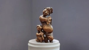 Hermosa escultura/figura de madera estilo chino 27 cm de altura y 11 cm de ancho 🙂 - Imagen 1 de 15