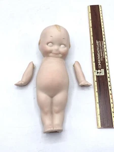 Vintage Pudgie Blue Wing Bisque Porcelain Kewpie Doll - Picture 1 of 2