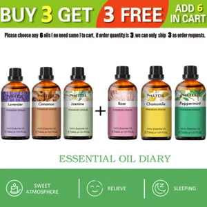 30 ml Essential Oil Pure & Natural Aromatherapy Diffuser Essential Oils Massage - Picture 1 of 29