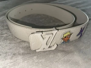 Louis Vuitton Virgil LV White Belt - Picture 1 of 12