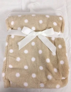 Two Piece Security Baby Blanket 30" x 36" & 14" x 14" Lion Print Taupe - Picture 1 of 7