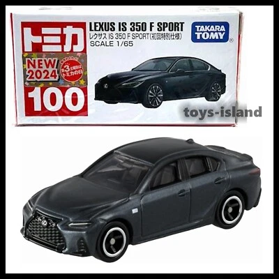 TOMICA 100 LEXUS IS 350 F SPORT 1/55 TOMY 2024 JULY NEW MODEL CAR First edition - Image 1 of 4