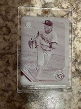 2019 Bowman Chrome Carter Kieboom #BCP-98 MAGENTA  Printing Plate #'d 1/1