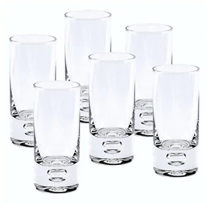 Elegant Modern Crystal Mouth Blown Galaxy Shot Glass, Set of 6, 3oz, 3 Inches - Picture 1 of 1